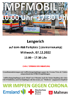 Bild Termin Impfmobil am 07.12.2022