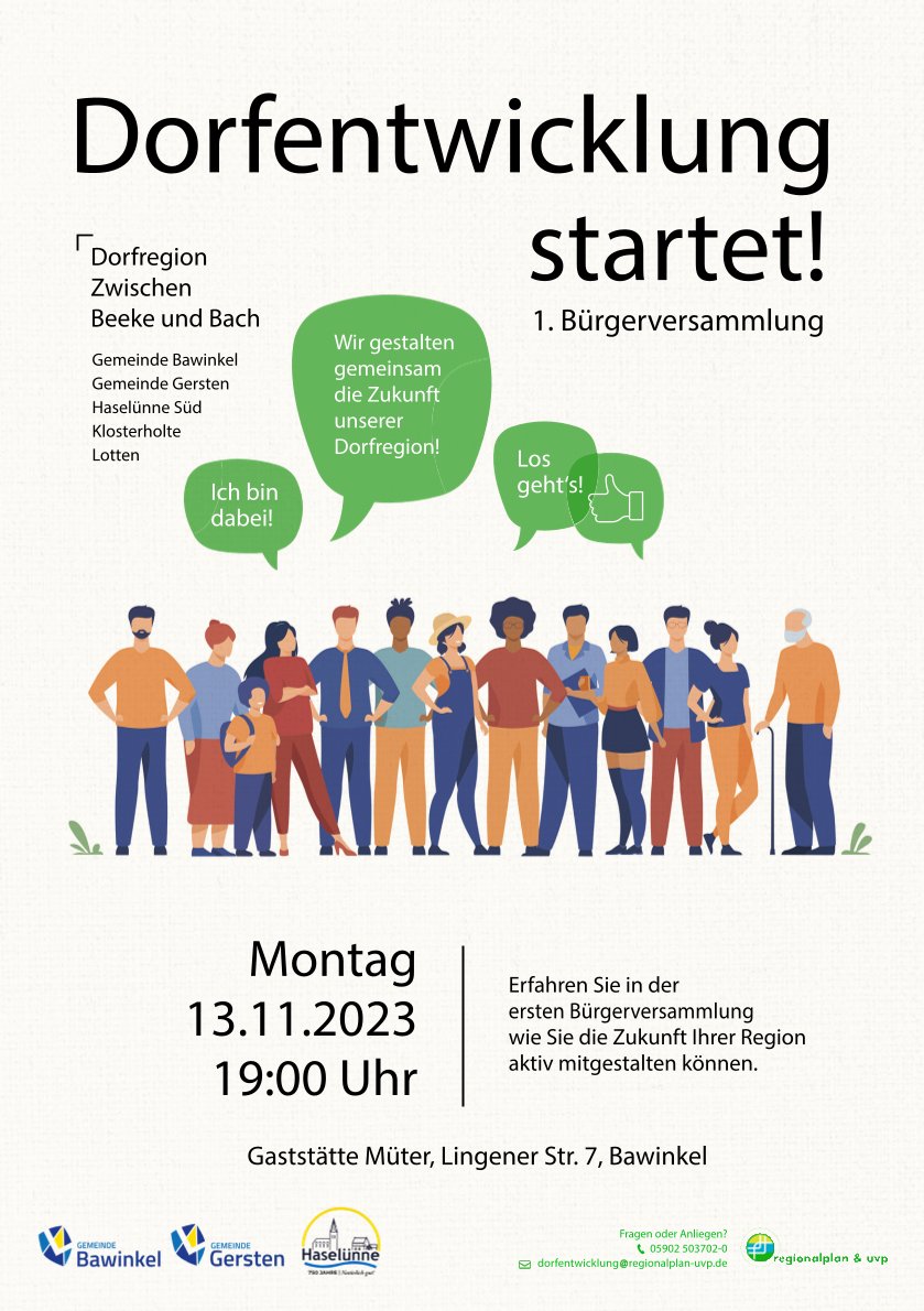 Flyer zur Auftaktveranstaltung